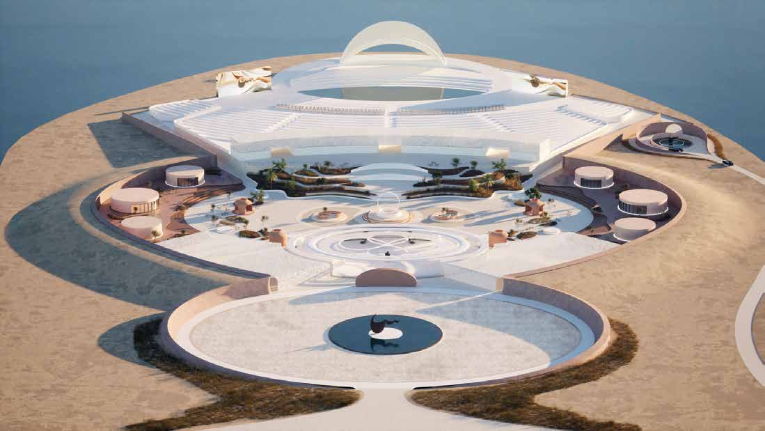 Design render of an event structure by Apex Events
